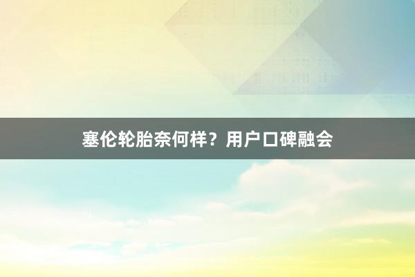 塞伦轮胎奈何样?用户口碑融会